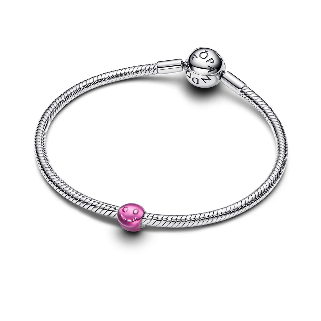 Pandora Pink Happy Face Mini Charm - 794815C01