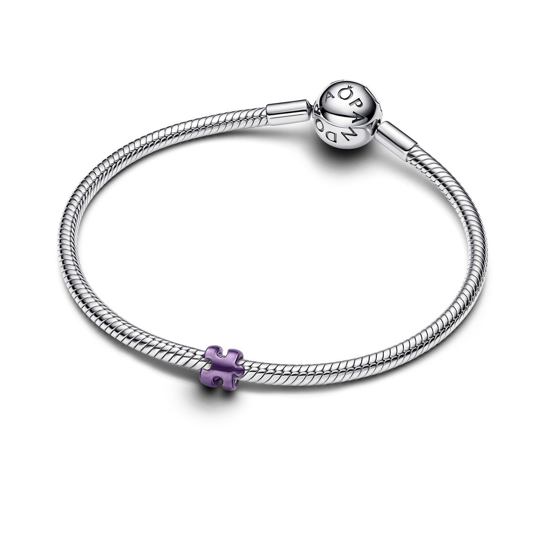 Pandora Purple Puzzle Piece Mini Charm - 794816C02