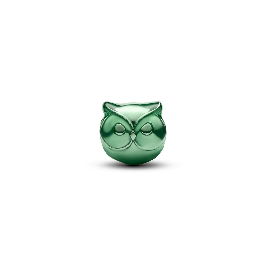 Pandora Green Owl Mini Charm - 794900C01