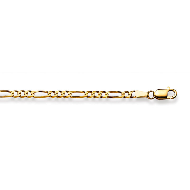 Luxoia Gold Classics Bracelet Figaro Or Jaune 750/18k