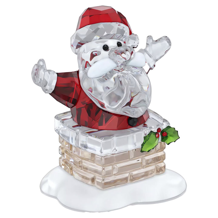 Swarovski Holiday Cheers Weihnachtsmann und Schornstein - 5701507