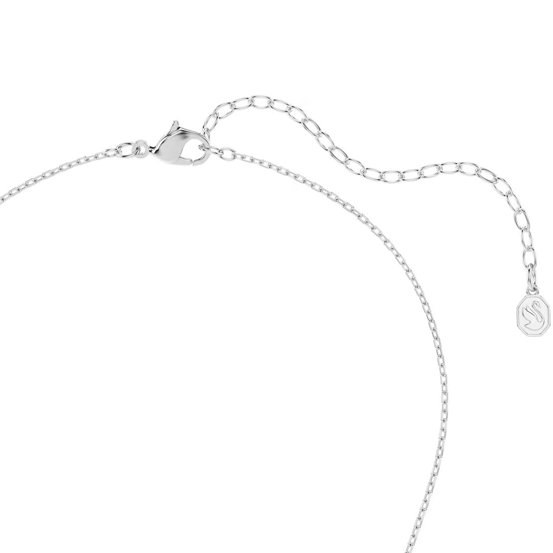 Swarovski Hyperbola Halskette Rundschliff Weiss Rhodiniert - 5737064