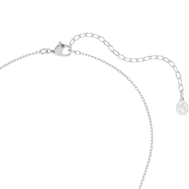 Swarovski Hyperbola Halskette Rundschliff Weiss Rhodiniert - 5737064