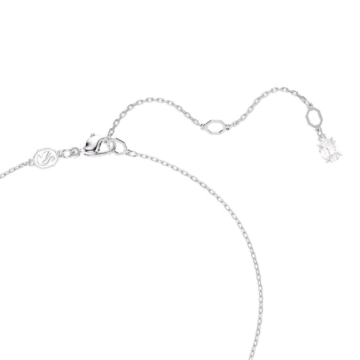 Swarovski Hyperbola Halskette Verschiedene Schliffe Twist Weiss Rhodiniert - 5689723