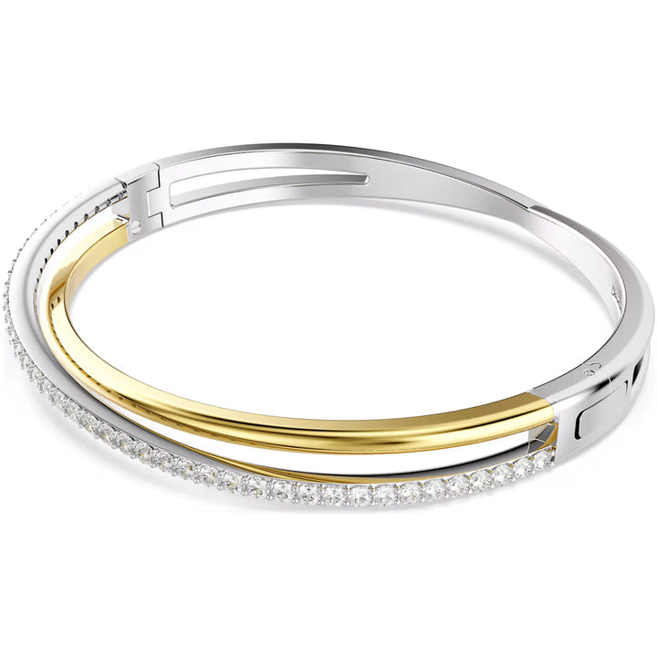 Swarovski Hyperbola Armreif Rundschliff Weiss Metallmix