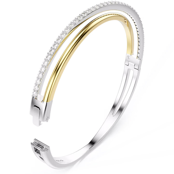 Swarovski Hyperbola Armreif Rundschliff Weiss Metallmix