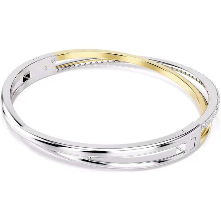 Swarovski Hyperbola Armreif Rundschliff Weiss Metallmix