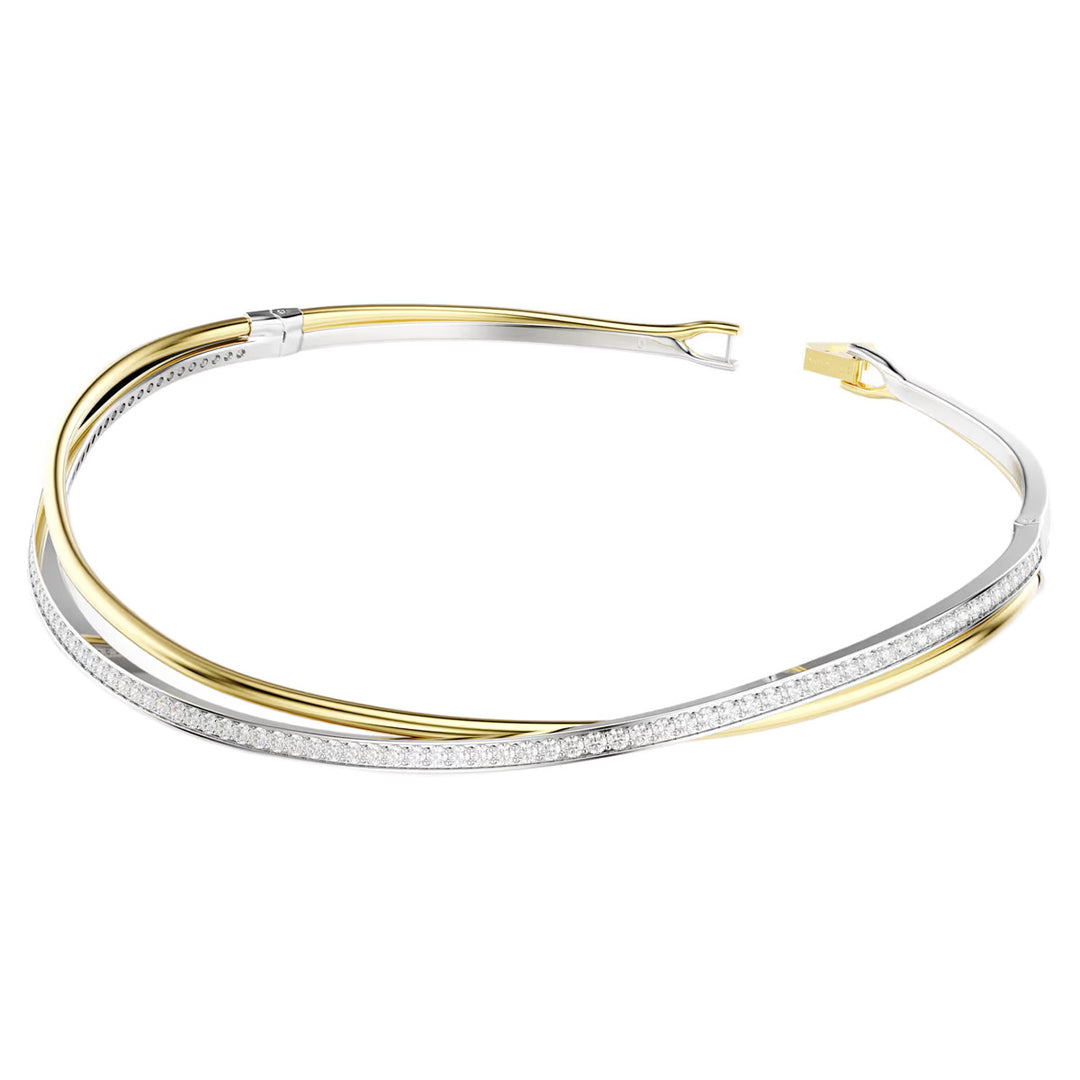 Swarovski Hyperbola Halsband Rundschliff Weiss Metallmix