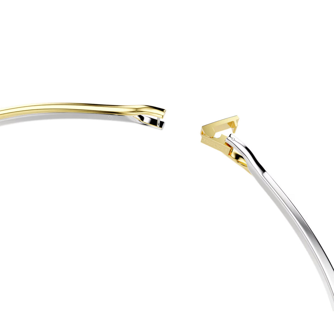 Swarovski Hyperbola Halsband Rundschliff Weiss Metallmix