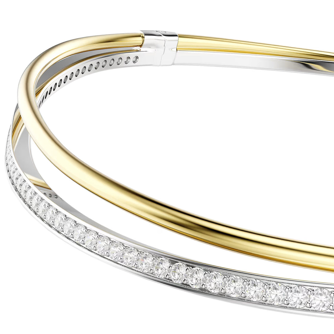 Swarovski Hyperbola Halsband Rundschliff Weiss Metallmix