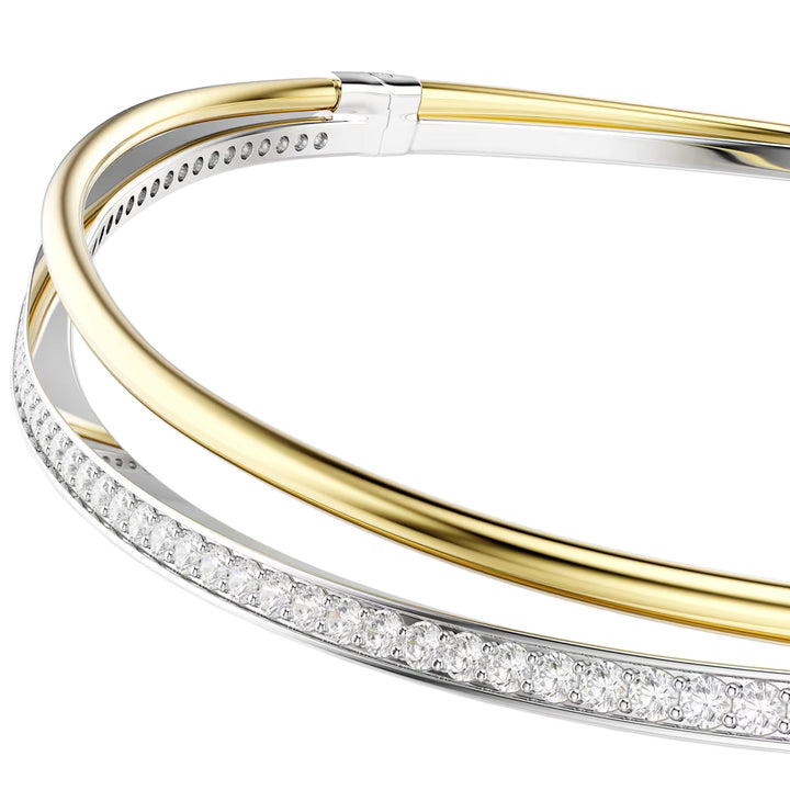 Swarovski Hyperbola Halsband Rundschliff Weiss Metallmix