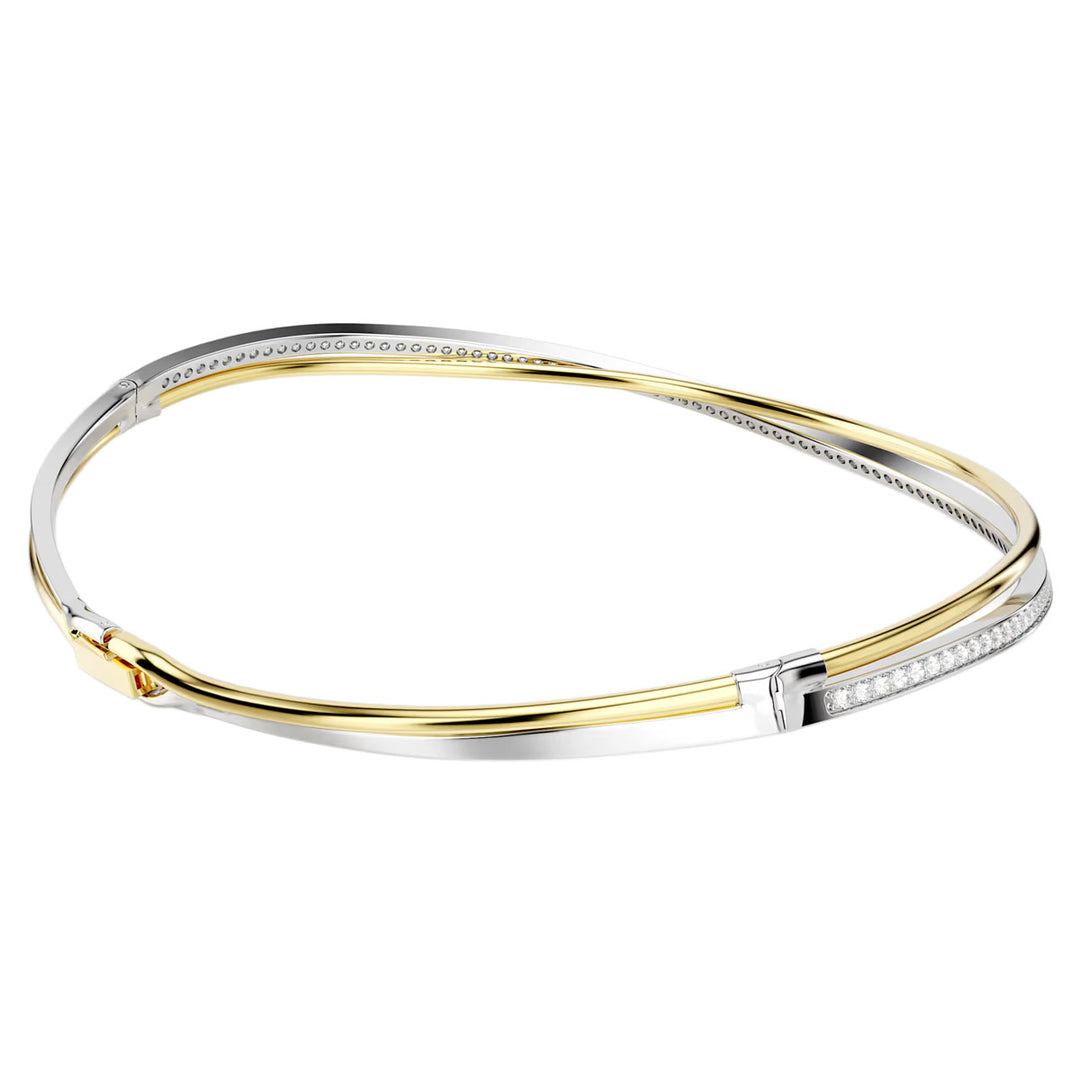 Swarovski Hyperbola Halsband Rundschliff Weiss Metallmix