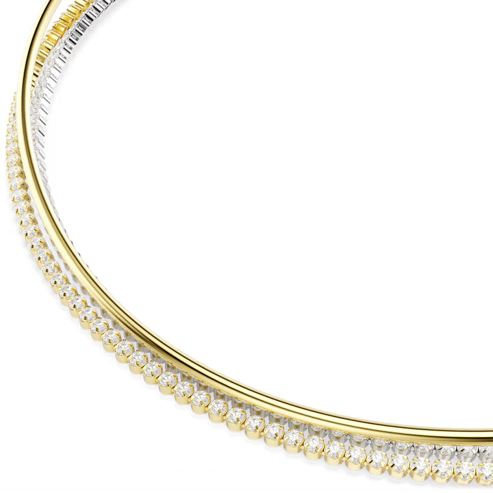 Swarovski Hyperbola Halskette Rundschliff Weiss Metallmix - 5752851