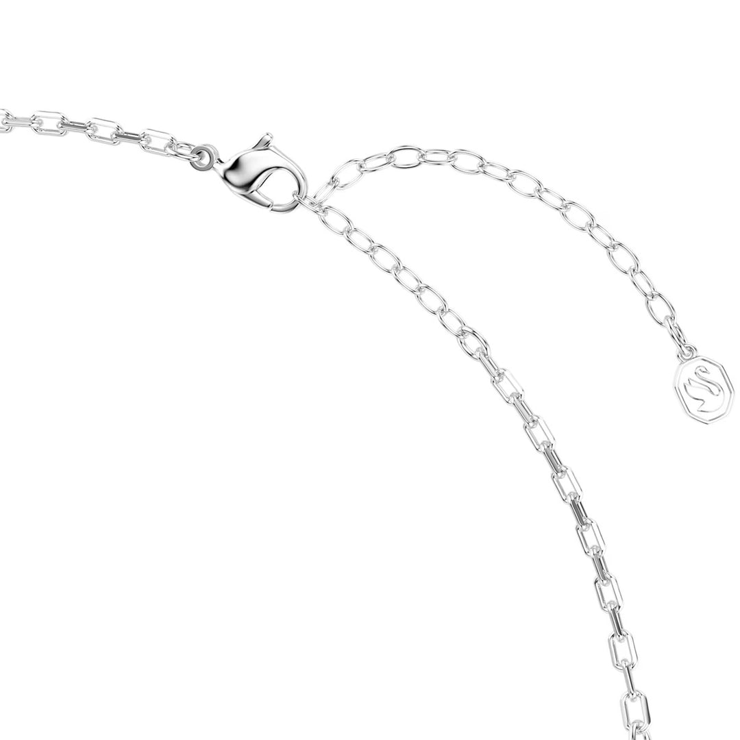 Swarovski Hyperbola Halskette Rundschliff Weiss Metallmix - 5752851