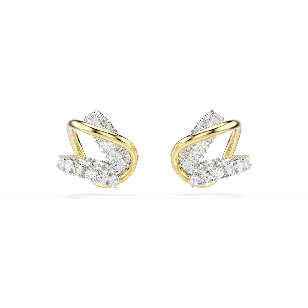 Swarovski Hyperbola Ohrspangen Verschiedene Schliffe Weiss Metallmix - 5742842