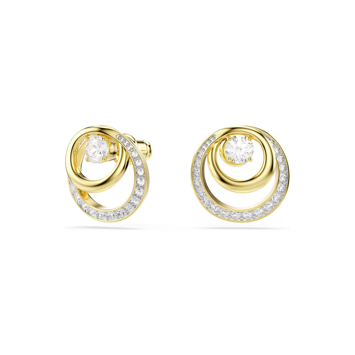 Swarovski Hyperbola Ohrstecker Rundschliff Weiss Goldlegierungsschicht - 5740407