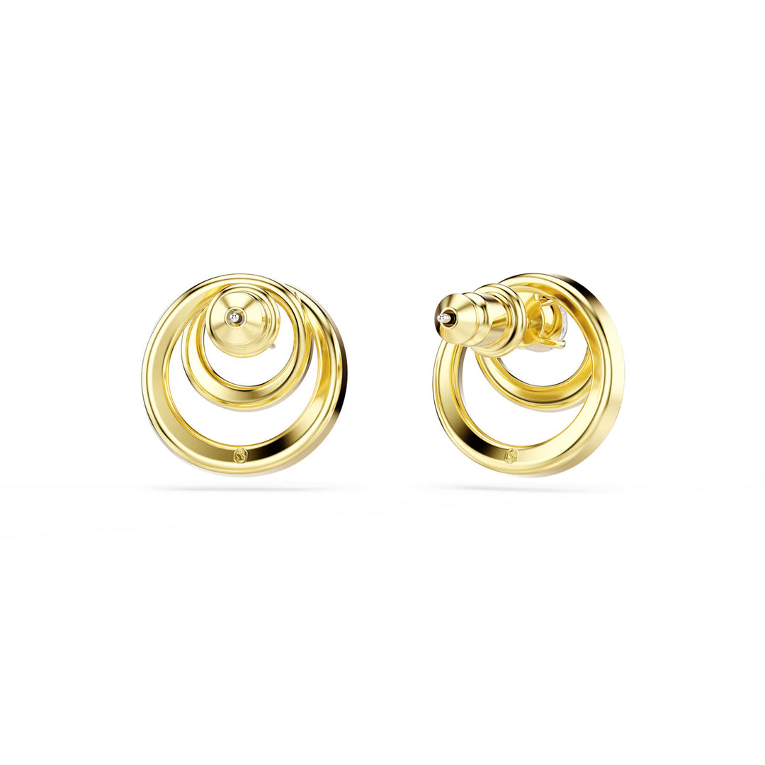 Swarovski Hyperbola Ohrstecker Rundschliff Weiss Goldlegierungsschicht - 5740407