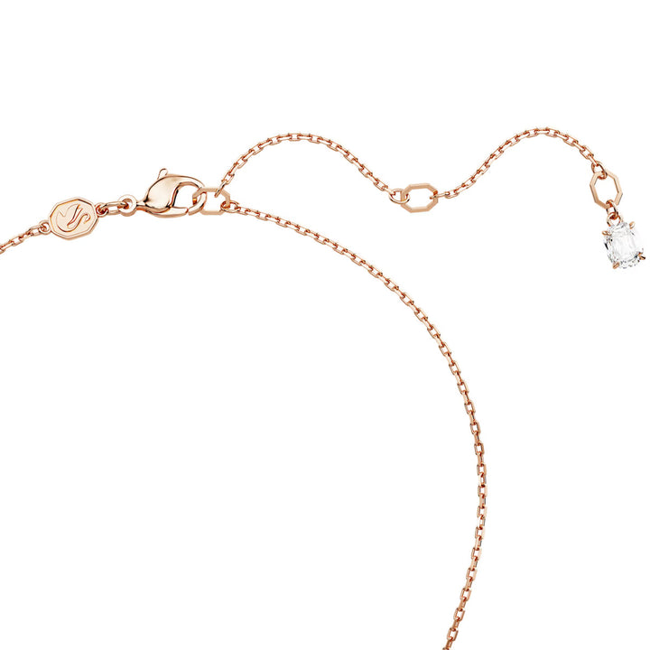 Swarovski Idyllia Halskette Glücksklee Weiss Roségold Legierungsschicht - 5674211