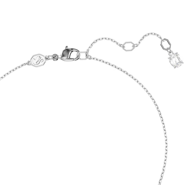 Swarovski Idyllia Halskette Herz Blau Rhodiniert - 5680403