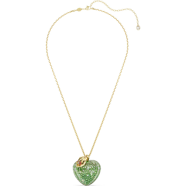 Swarovski Idyllia Halskette Verschiedene Schliffe Apfel Grün Goldlegierungsschicht - 5742675
