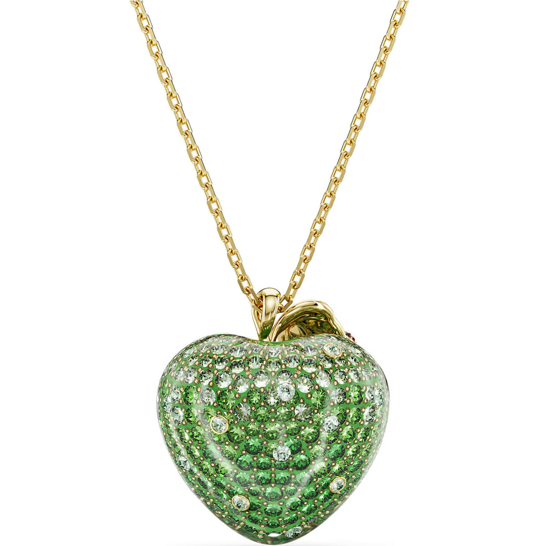 Swarovski Idyllia Halskette Verschiedene Schliffe Apfel Grün Goldlegierungsschicht - 5742675