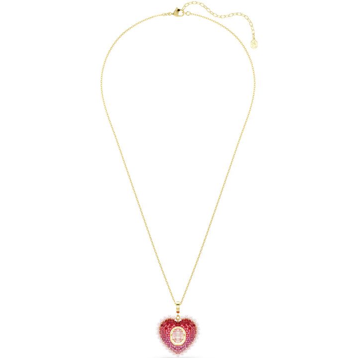 Swarovski Idyllia Halskette Verschiedene Schliffe Herz Rosa Goldlegierungsschicht - 5742958