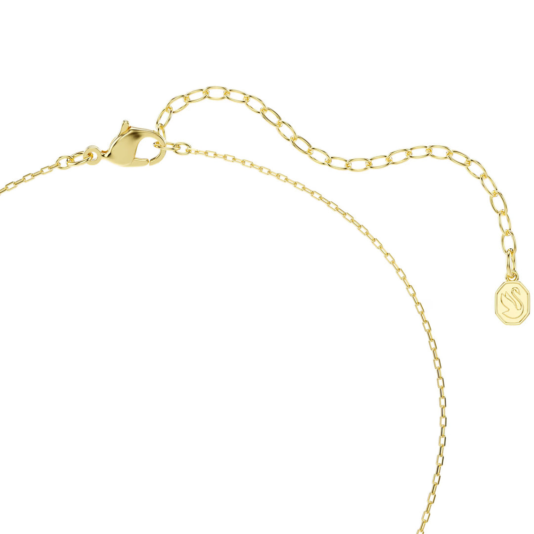 Swarovski Idyllia Halskette Verschiedene Schliffe Herz Schlüssel Rosa Goldlegierungsschicht - 5737288