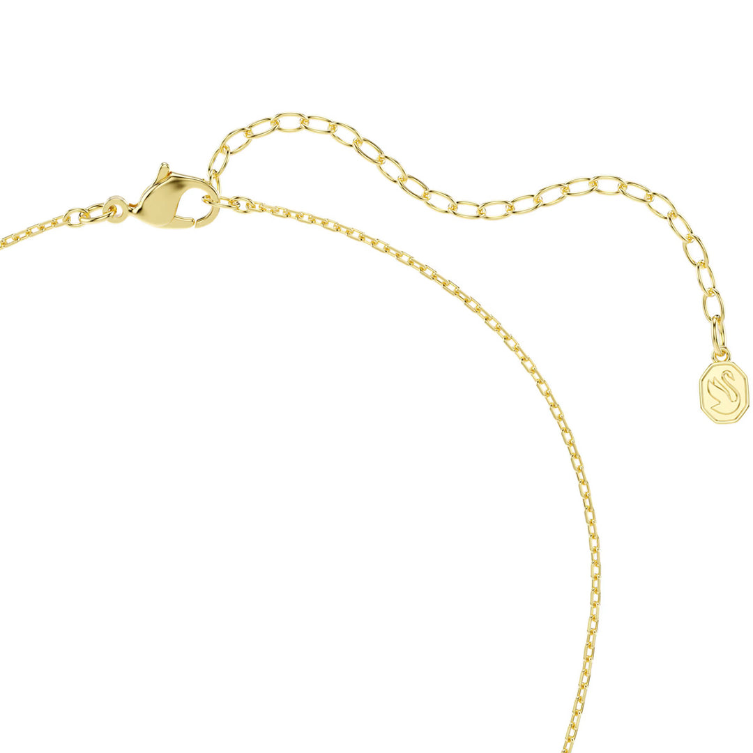 Swarovski Idyllia Halskette Verschiedene Schliffe Herz Schlüssel Rosa Goldlegierungsschicht - 5737290