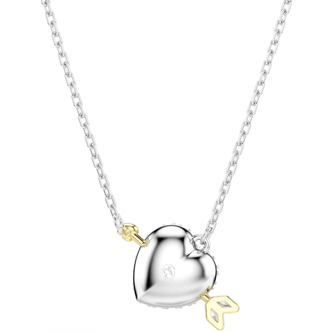 Swarovski Idyllia Halskette Verschiedene Schliffe Herz mit Pfeil Weiss Metallmix - 5737291
