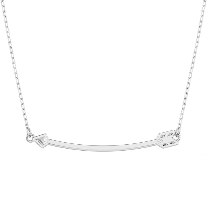 Swarovski Idyllia Halskette Verschiedene Schliffe Pfeil Weiss Rhodiniert - 5737293