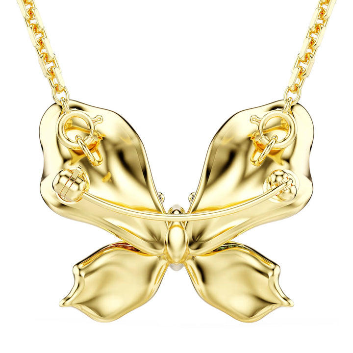 Swarovski Idyllia Halskette und Brosche Verschiedene Schliffe Pavé Schmetterling Mehrfarbig Metallmix - 5709951