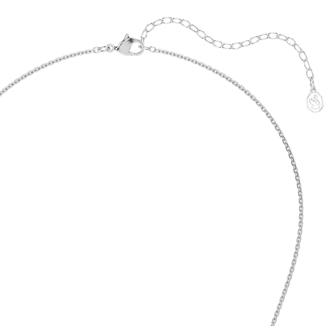 Swarovski Idyllia Halskette und Brosche Verschiedene Schliffe Schneeflocke Weiss Rhodiniert - 5754685