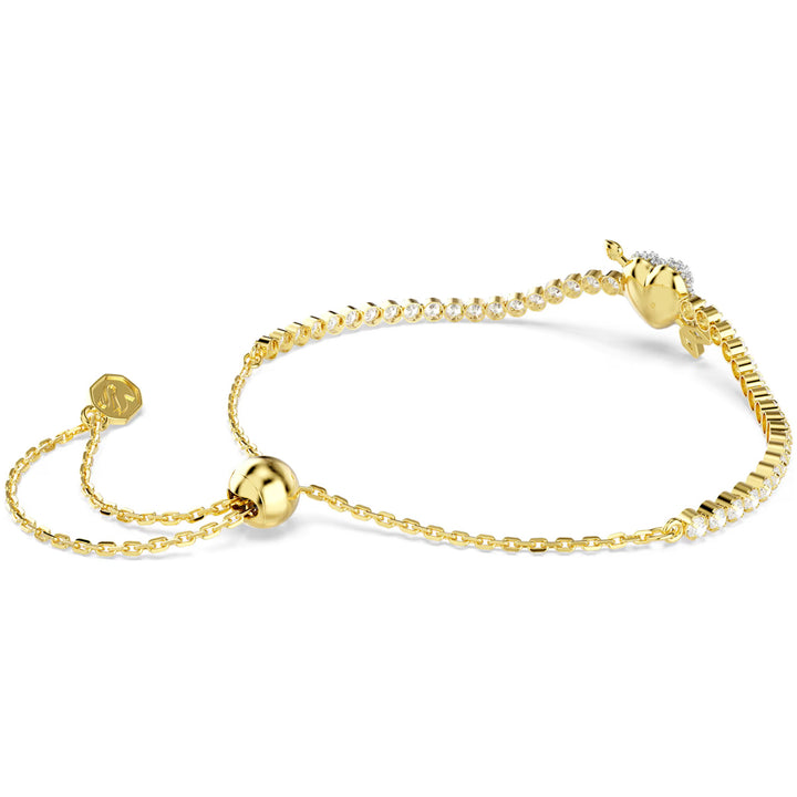Swarovski Idyllia Armband Verschiedene Schliffe Herz mit Pfeil Weiss Goldlegierungsschicht - 5744061