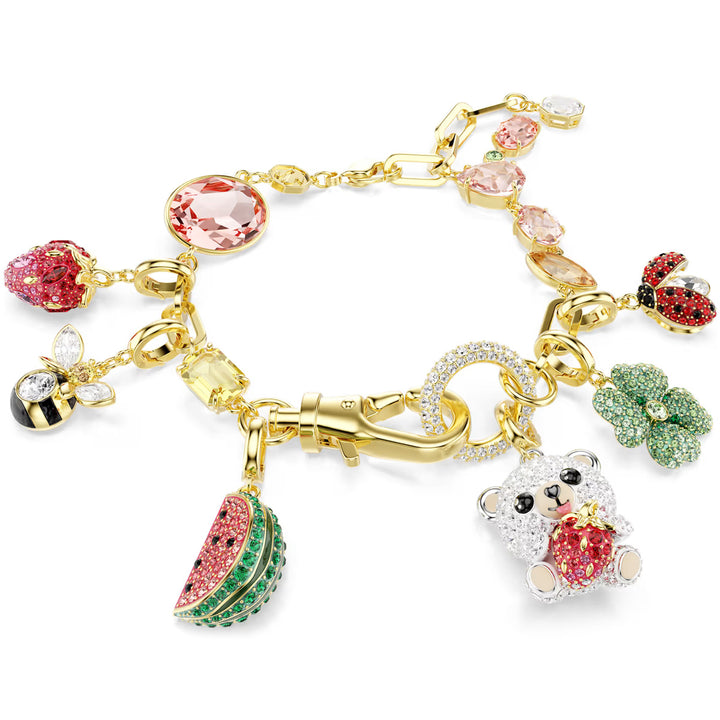Swarovski Braccialetto Idyllia Taglio misto Mix di motivi Multicolore Placcato color oro - 5742683