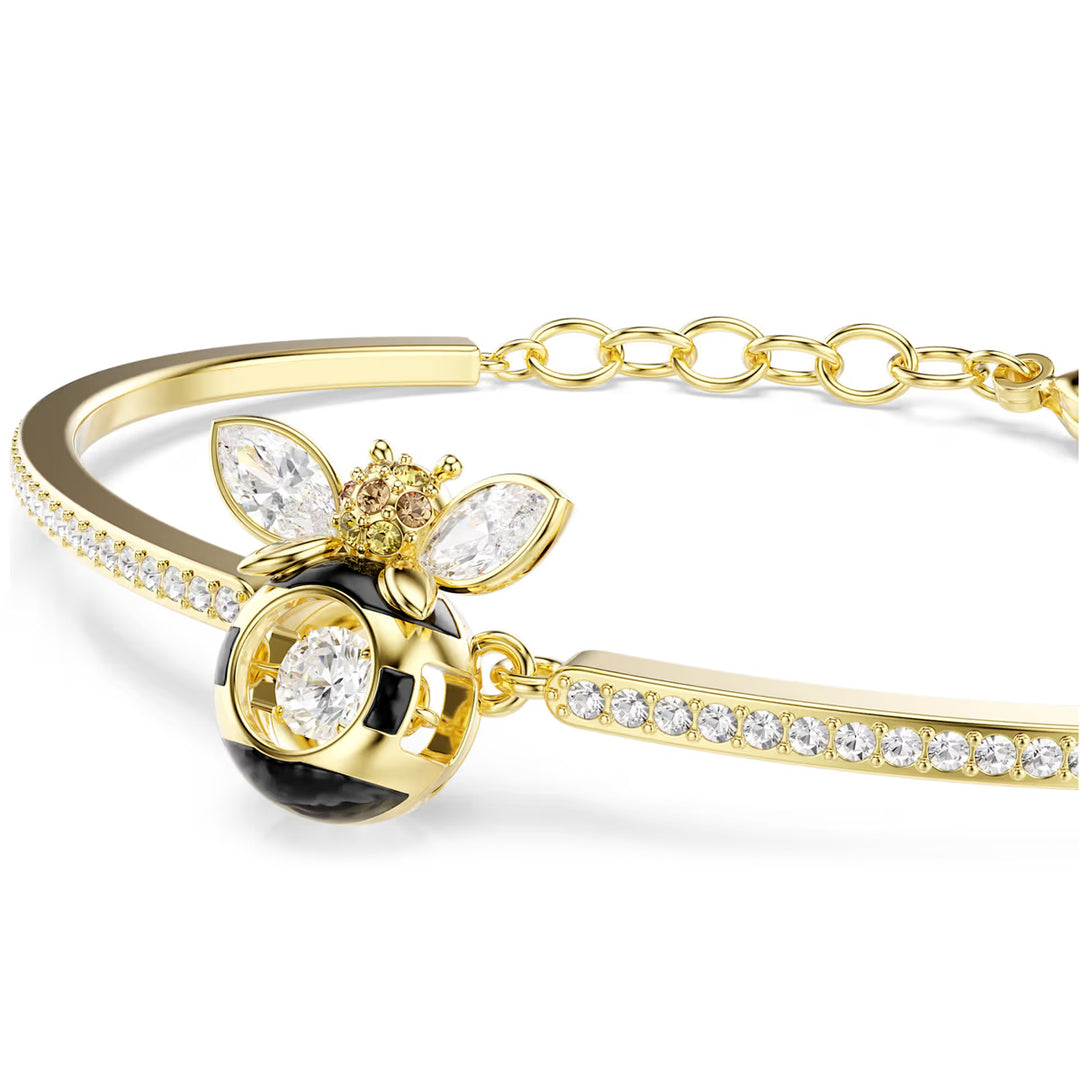 Swarovski Idyllia Armreif Verschiedene Schliffe Biene Mehrfarbig Goldlegierungsschicht - 5742679