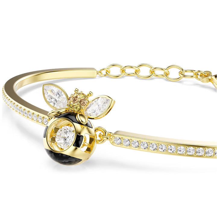 Swarovski Idyllia Armreif Verschiedene Schliffe Biene Mehrfarbig Goldlegierungsschicht - 5742679