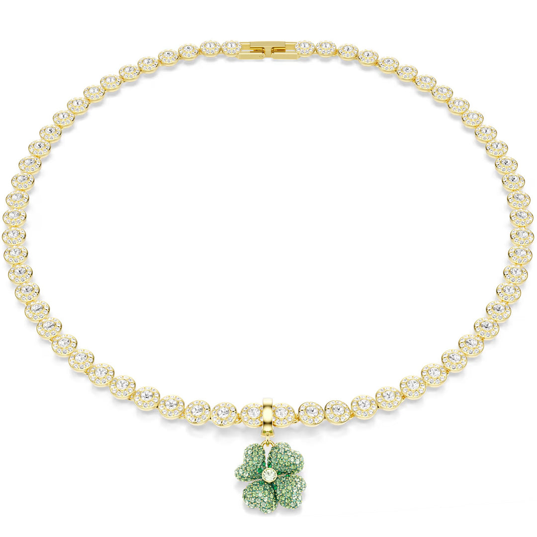Swarovski Idyllia Charm Glücksklee Grün Goldlegierungsschicht - 5743130