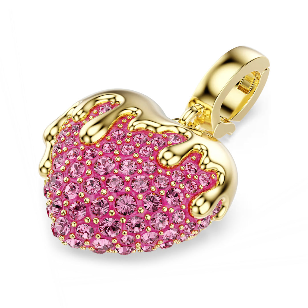 Swarovski Idyllia Charm Rundschliff Herz Rosa Goldlegierungsschicht - 5742953