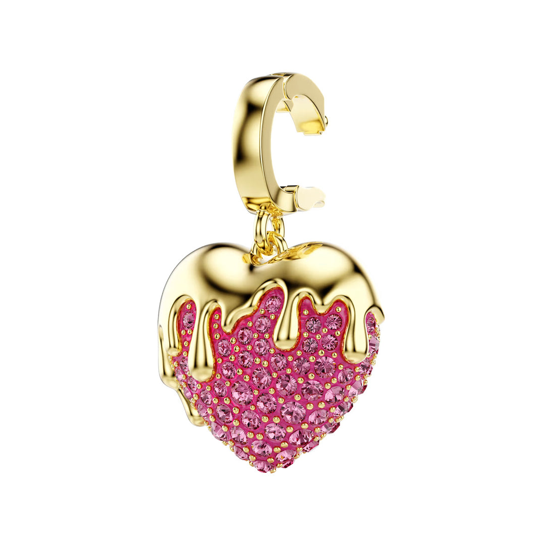 Swarovski Idyllia Charm Rundschliff Herz Rosa Goldlegierungsschicht - 5742953