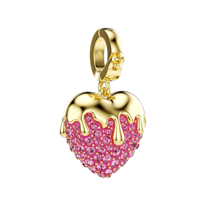 Swarovski Idyllia Charm Rundschliff Herz Rosa Goldlegierungsschicht - 5742953