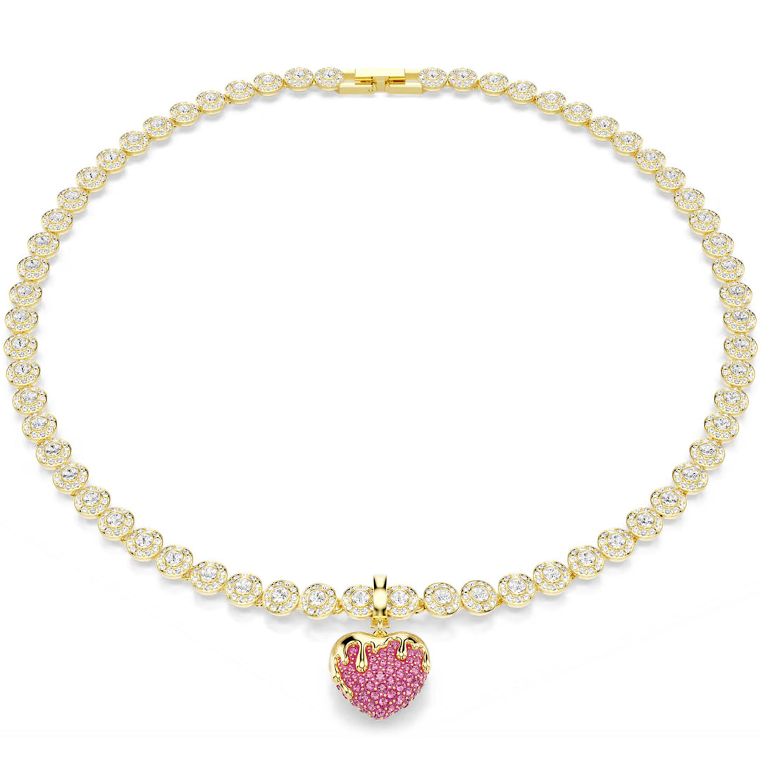 Swarovski Idyllia Charm Rundschliff Herz Rosa Goldlegierungsschicht - 5742953