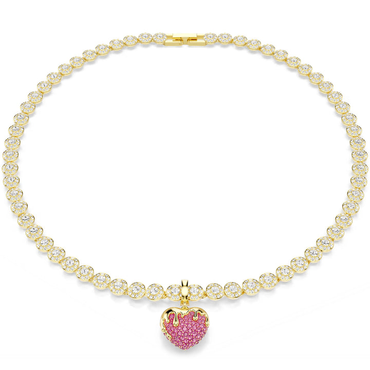 Swarovski Idyllia Charm Rundschliff Herz Rosa Goldlegierungsschicht - 5742953