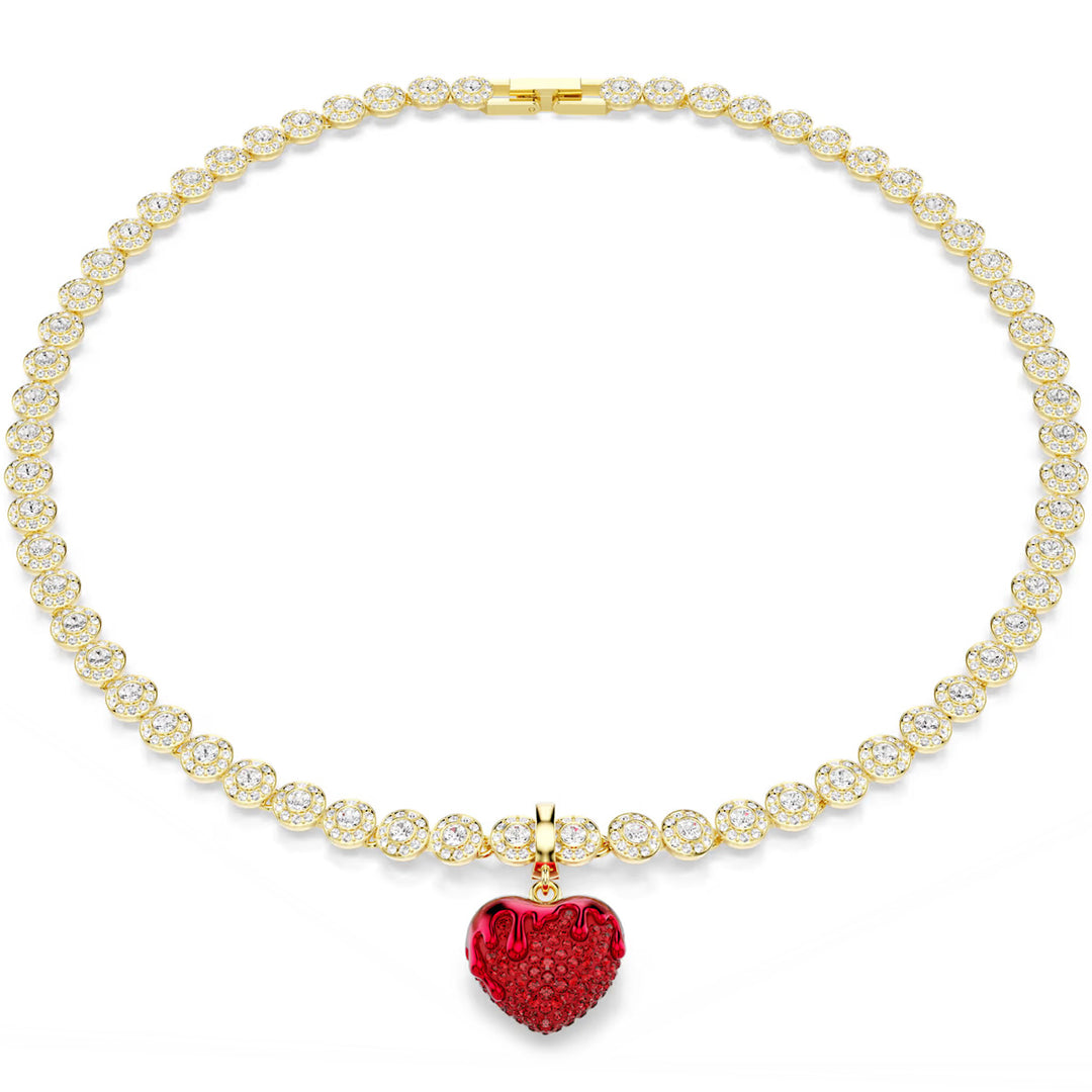 Swarovski Idyllia Charm Rundschliff Herz Rot Goldlegierungsschicht - 5742994