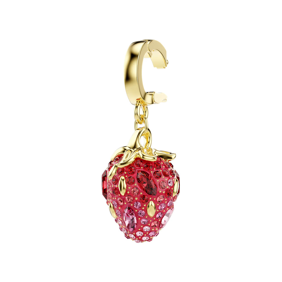 Swarovski Idyllia Charm Verschiedene Schliffe Erdbeere Rot Goldlegierungsschicht - 5743136