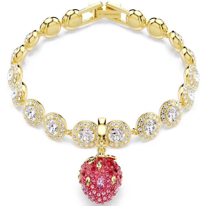 Swarovski Idyllia Charm Verschiedene Schliffe Erdbeere Rot Goldlegierungsschicht - 5743136