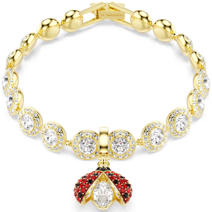 Swarovski Idyllia Charm Verschiedene Schliffe Marienkäfer Rot Goldlegierungsschicht - 5743138