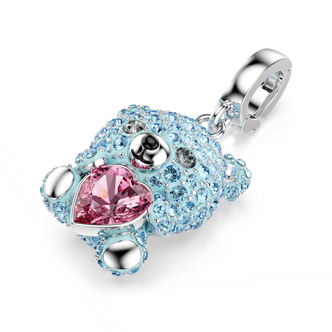 Swarovski Idyllia Charm Verschiedene Schliffe Teddy Blau Rhodiniert - 5750253