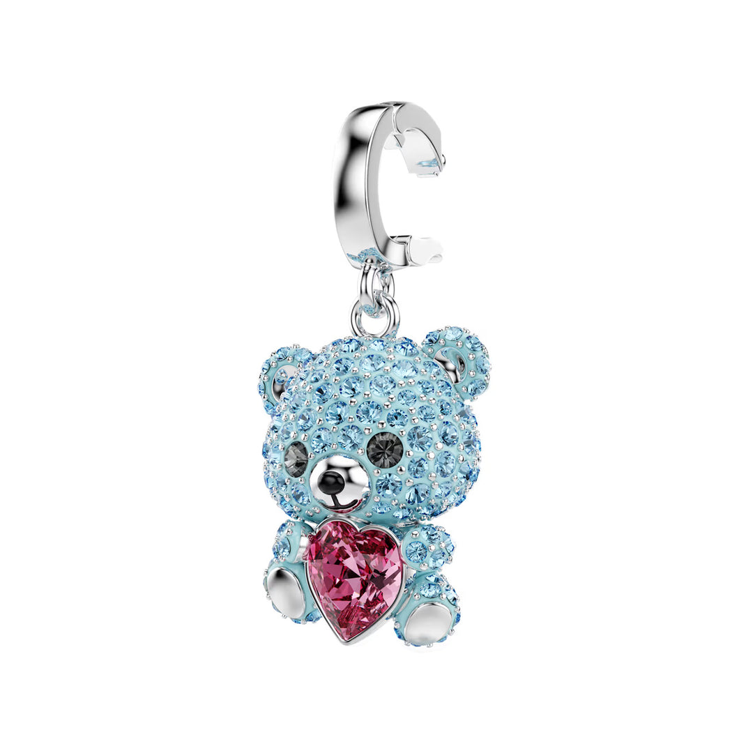 Swarovski Idyllia Charm Verschiedene Schliffe Teddy Blau Rhodiniert - 5750253