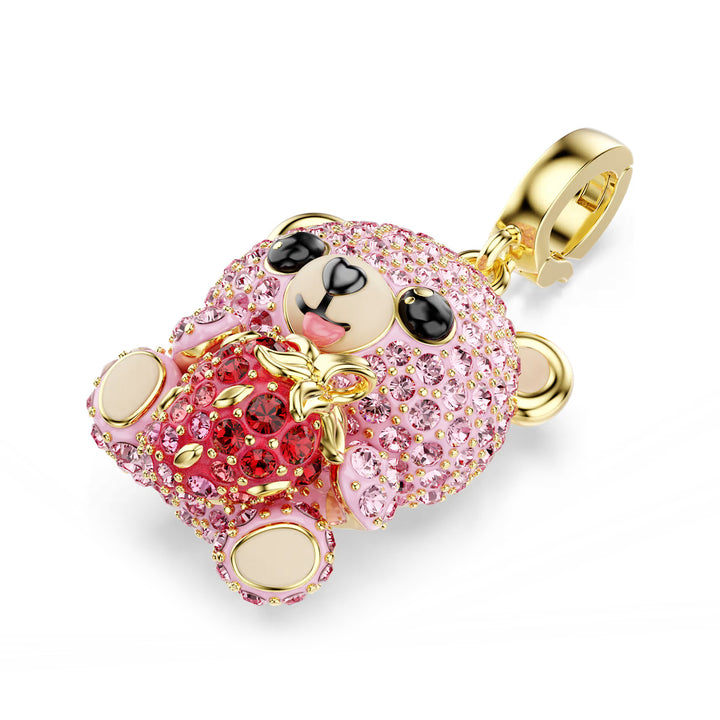 Swarovski Idyllia Charm Verschiedene Schliffe Teddy Rosa Goldlegierungsschicht - 5738357