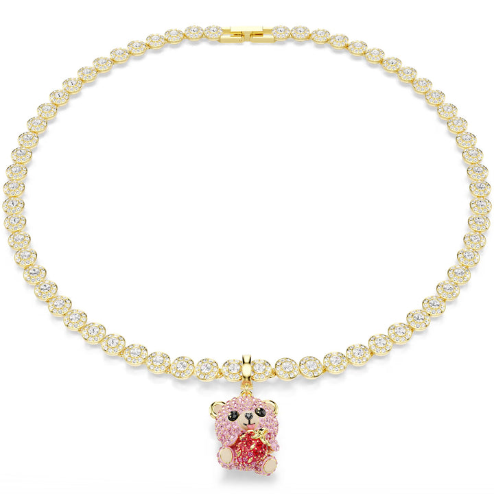 Swarovski Idyllia Charm Verschiedene Schliffe Teddy Rosa Goldlegierungsschicht - 5738357